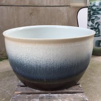 日式溫泉泡澡缸，定制陶瓷浴缸，極樂(lè)湯洗浴缸