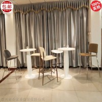 玻璃鋼戶外白色桌椅 吧臺桌