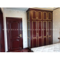 懷化全屋原木家具廠家,原木書架,鞋柜門訂制廠家工藝